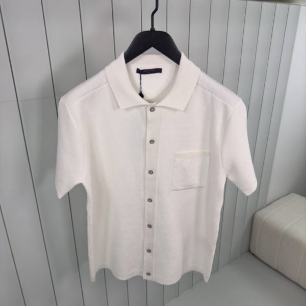 Chemise Louis Vuitton en tricot gaufré
