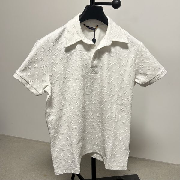 Polo Louis Vuitton logo Blanc