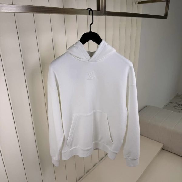 LV Embossed Cotton Blanc