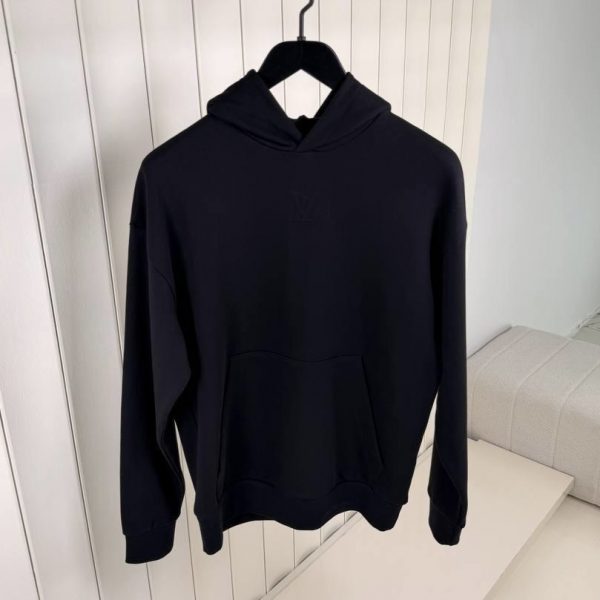 LV Embossed Cotton Noir