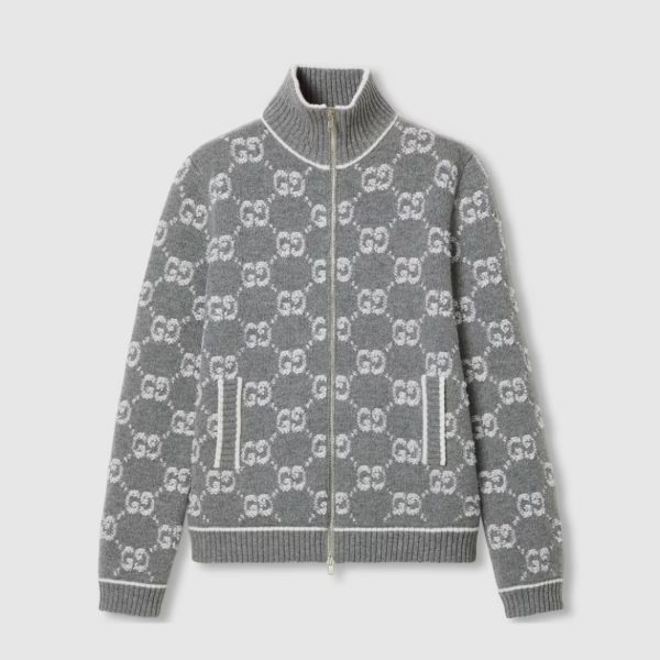 Cardigan en jacquard Gucci