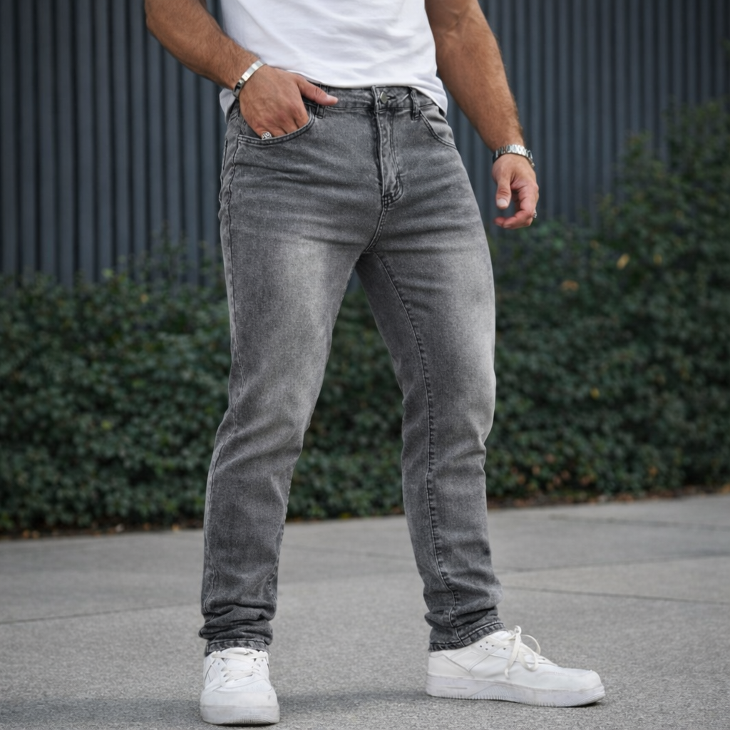 Jeans Gris délavé