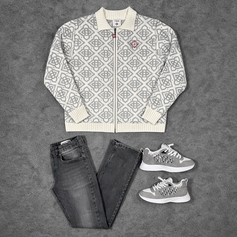 Outfit Cardigan Casablanca