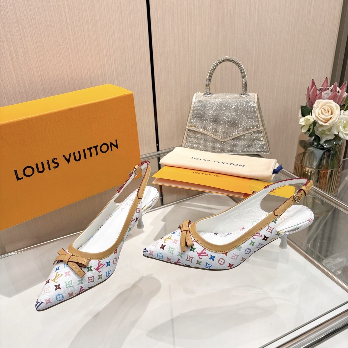 LV X TM Escarpin ouvert