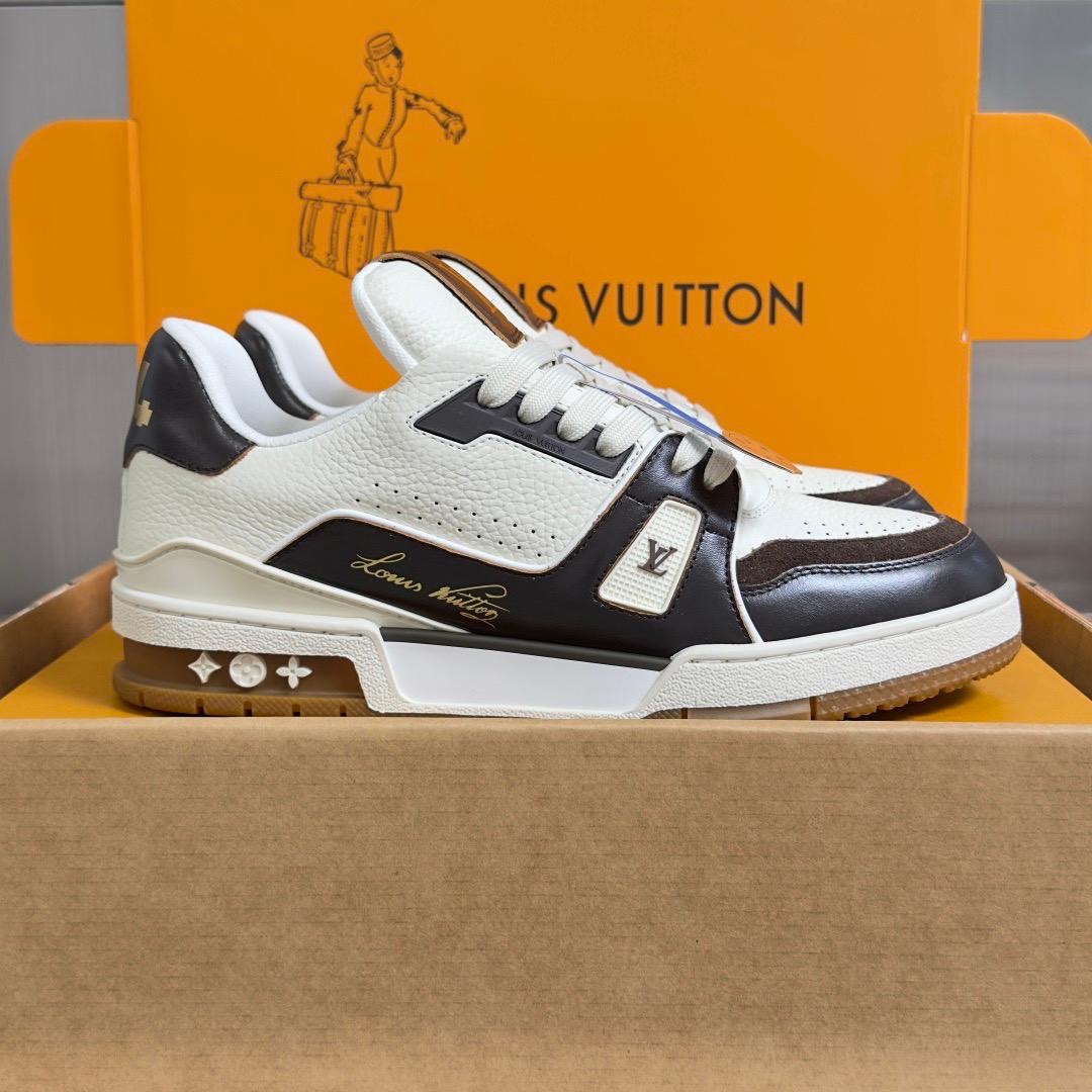 Sneaker LV Trainer Brun