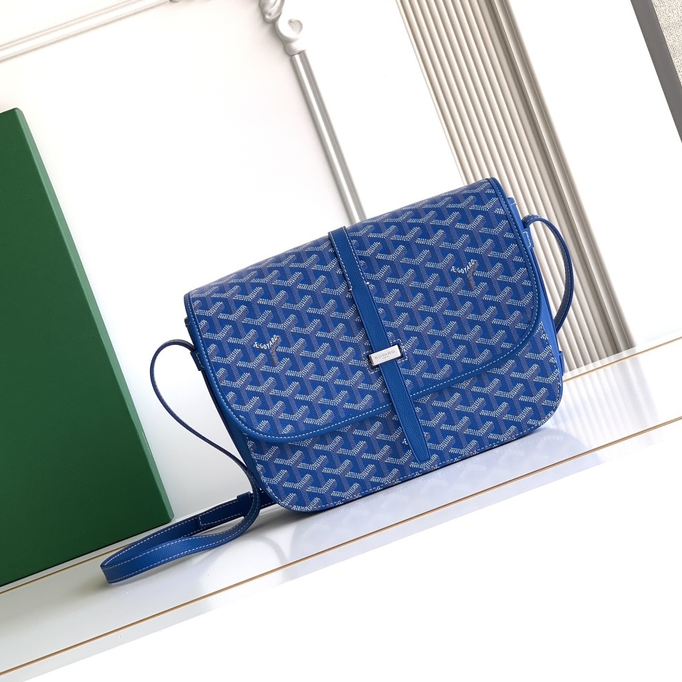 Sacoche Goyard bleu